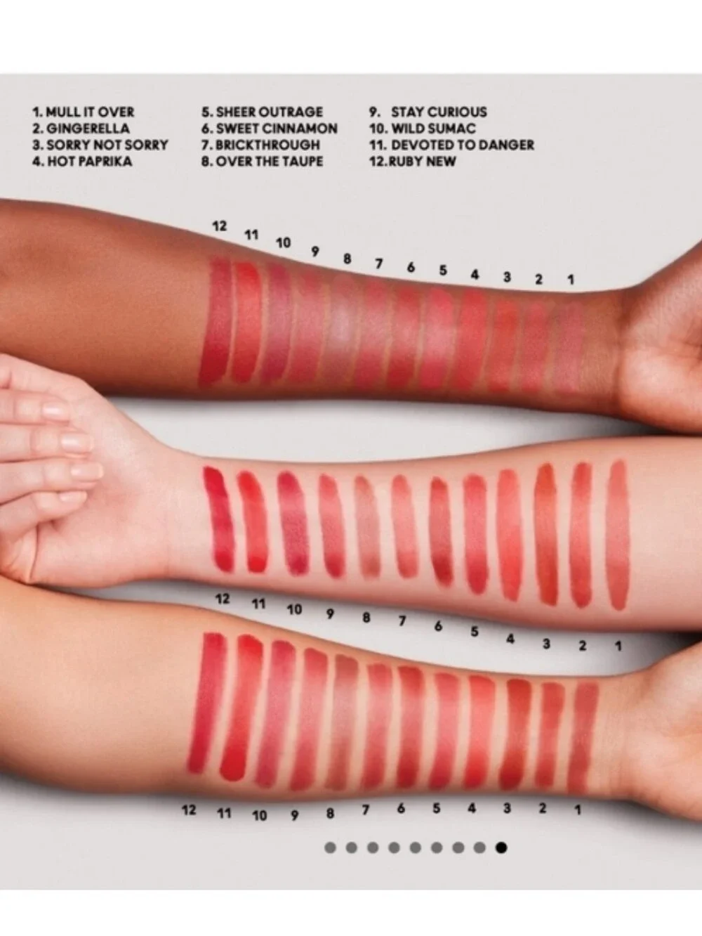 MAC Powder Kiss Velvet Blur Slim Stick Lipstick Ruby New Red NIB